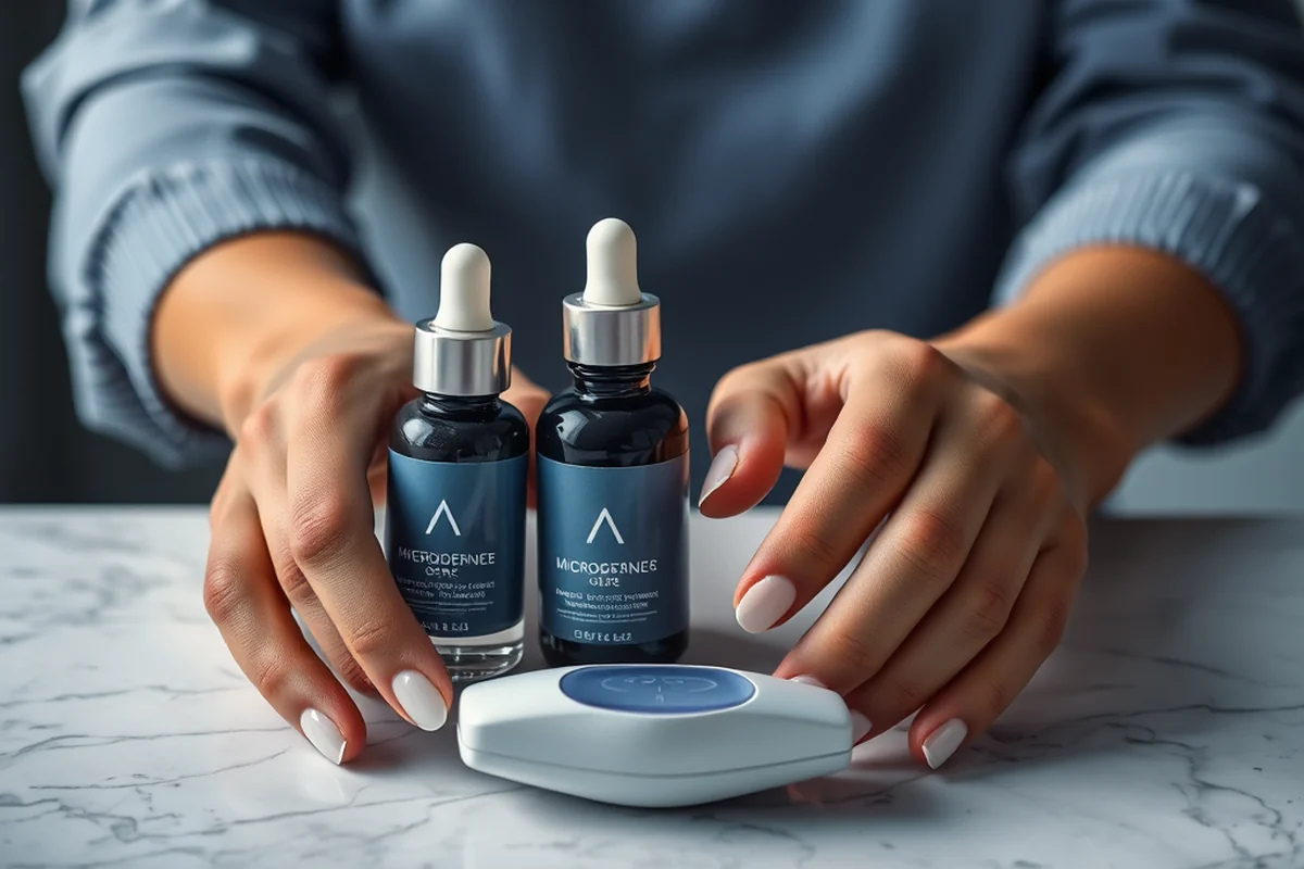 at home microneedling device — At Home Microneedling Device (the finished result)